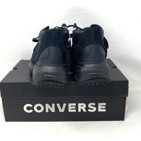 Converse Weapon CX Shoes Women Size Mid Top Black Leather Suede Sneakers A03230C - Picture 5 of 9